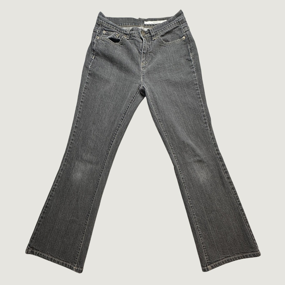 DKNY Jeans Jeans Womens 10 Soho Jean Black Bootcut Faded Denim Streetwear Retro